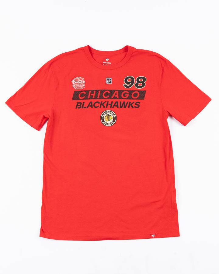 Fanatics Winter Classic Chicago Blackhawks Connor Bedard Player Tee