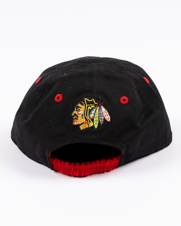Infant Chicago Blackhawks Black Tommy Hawk Slouch Hat