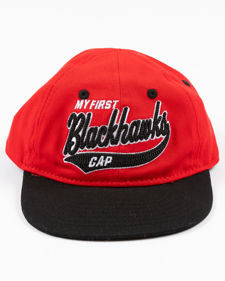 Infant Chicago Blackhawks Red My First Tail Sweep Slouch Flex Hat