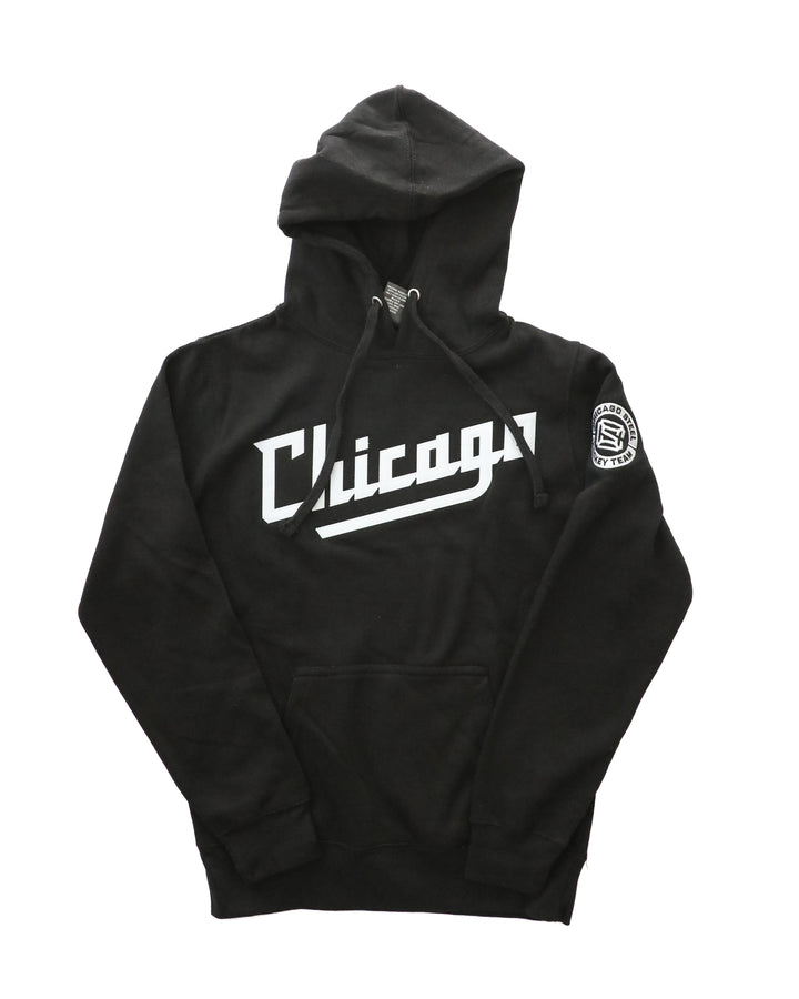 Chicago Steel New Logo Black Hooded Sweatshirt