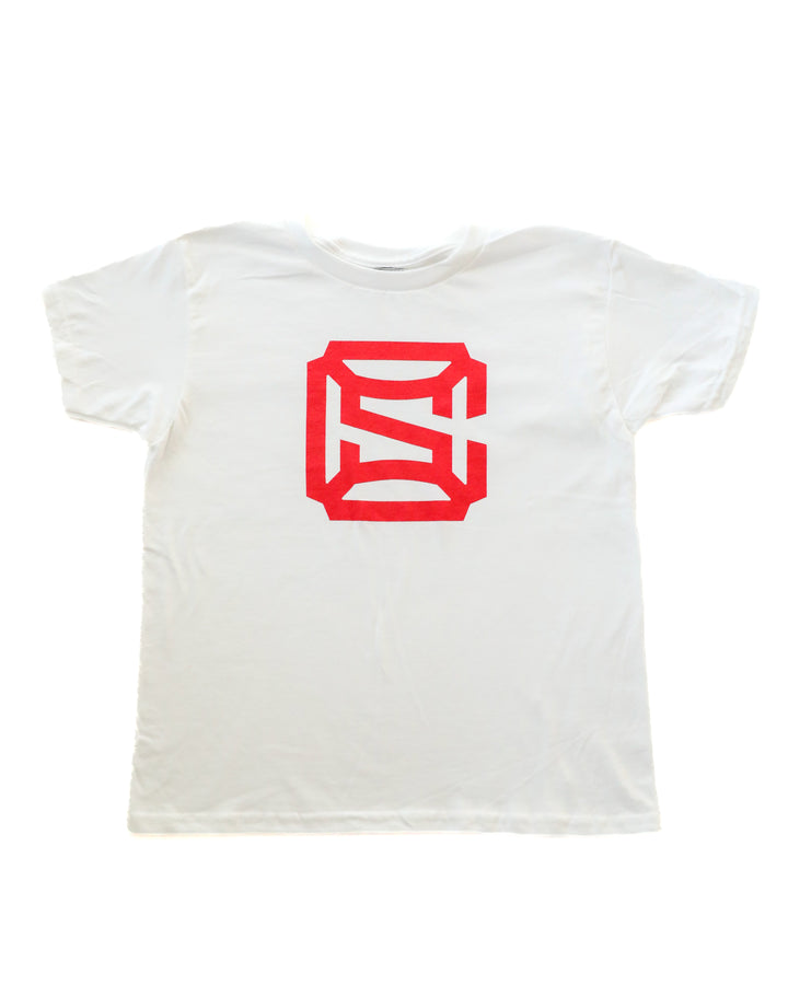 Chicago Steel New Primary Logo Youth White Tee