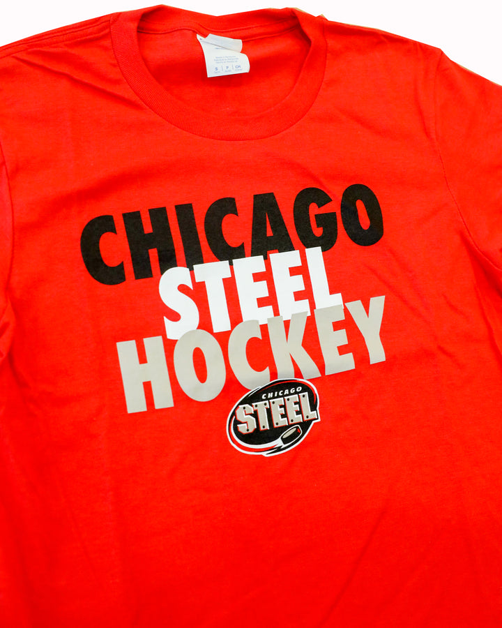 Chicago Steel Youth Red Tee