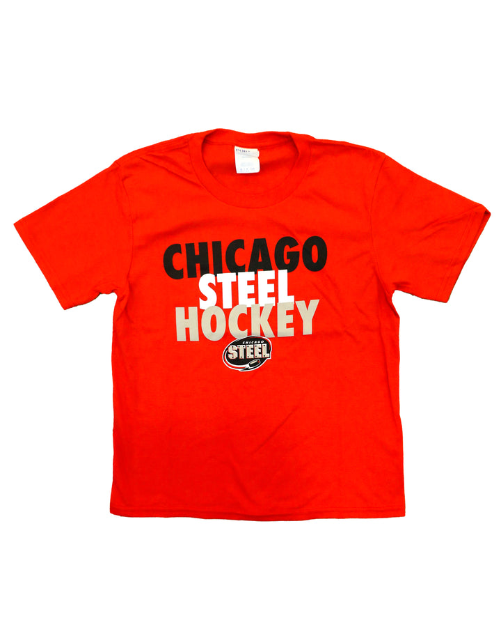 Chicago Steel Youth Red Tee