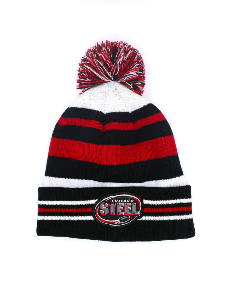 Chicago Steel Legacy Earn Your Stripes Knit Beanie