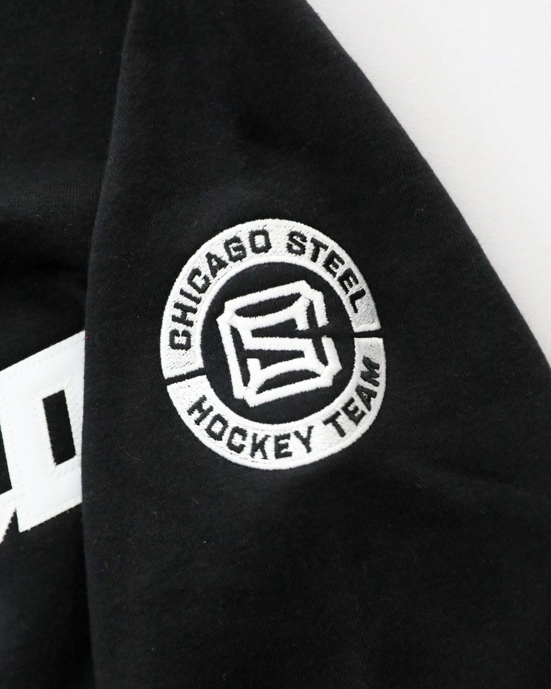 Chicago Steel New Logo Black Hooded Sweatshirt