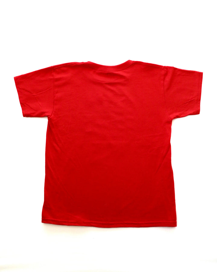 Chicago Steel New Primary Logo Youth Red Tee