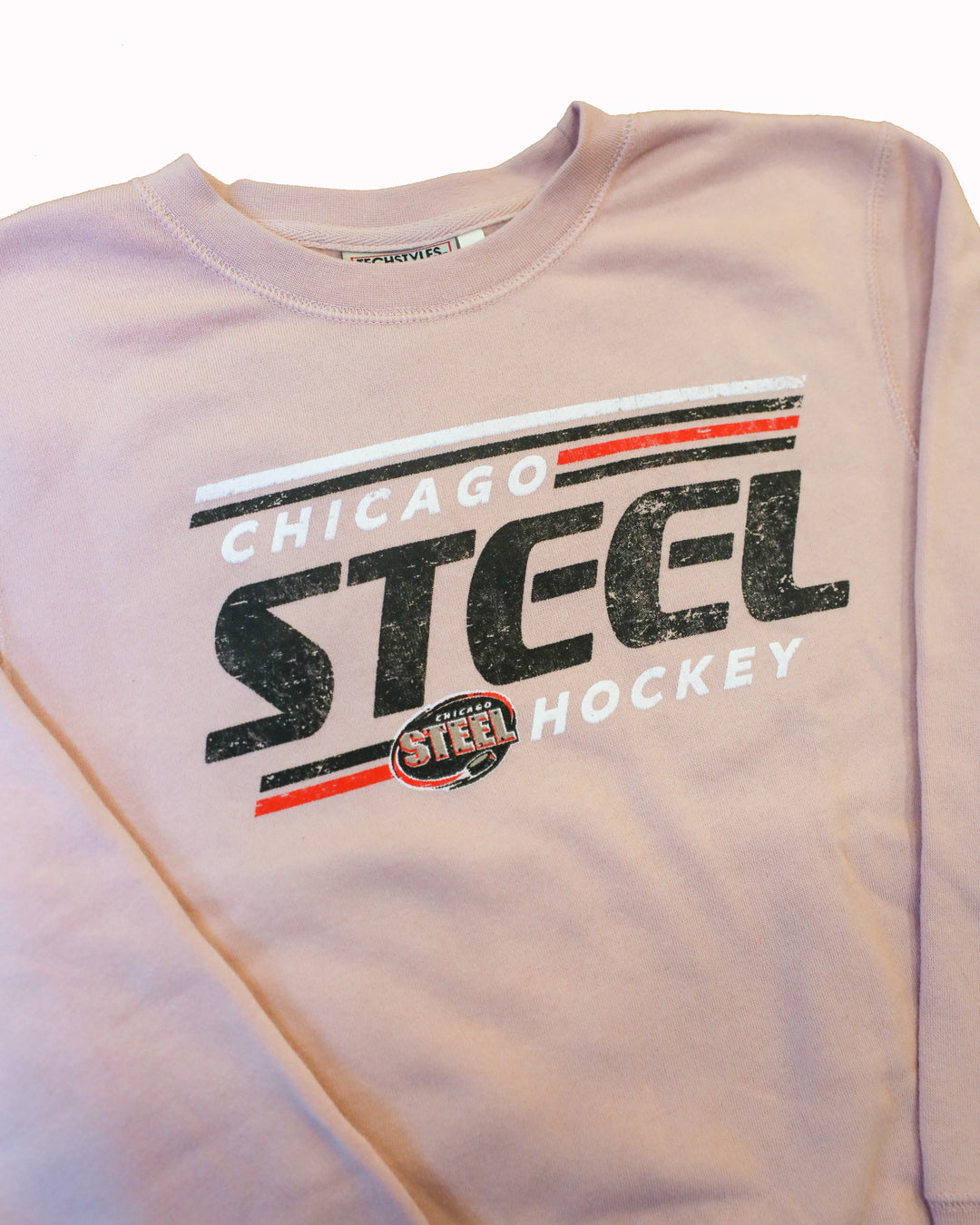 Chicago Steel Youth Pink Crewneck