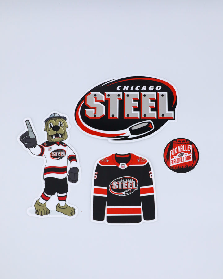 Chicago Steel Farewell Sticker 4-Pack