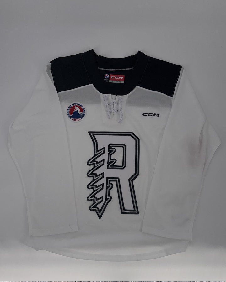 CCM Rockford IceHogs "R" Screw City White Fan Jersey