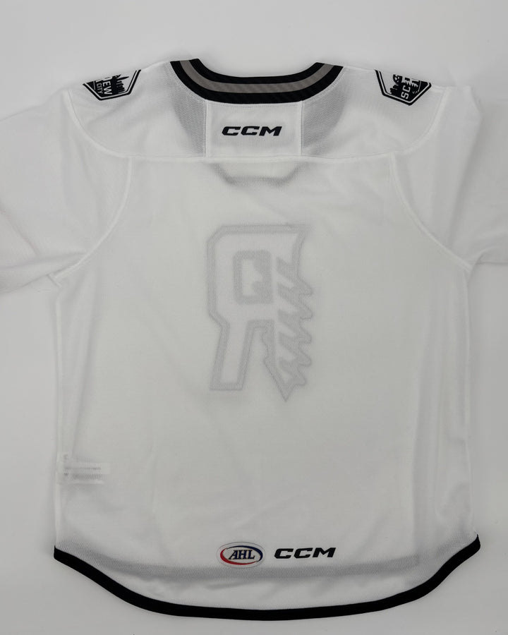 CCM Rockford IceHogs "R" Screw City White Replica Jersey