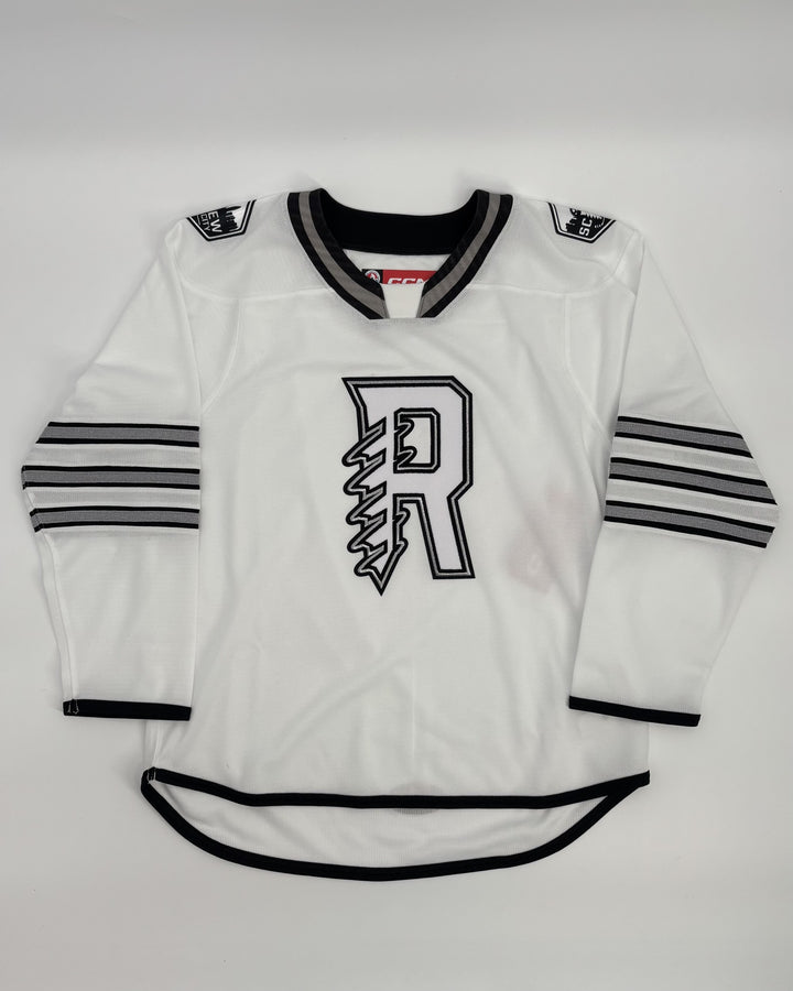 CCM Rockford IceHogs "R" Screw City White Replica Jersey