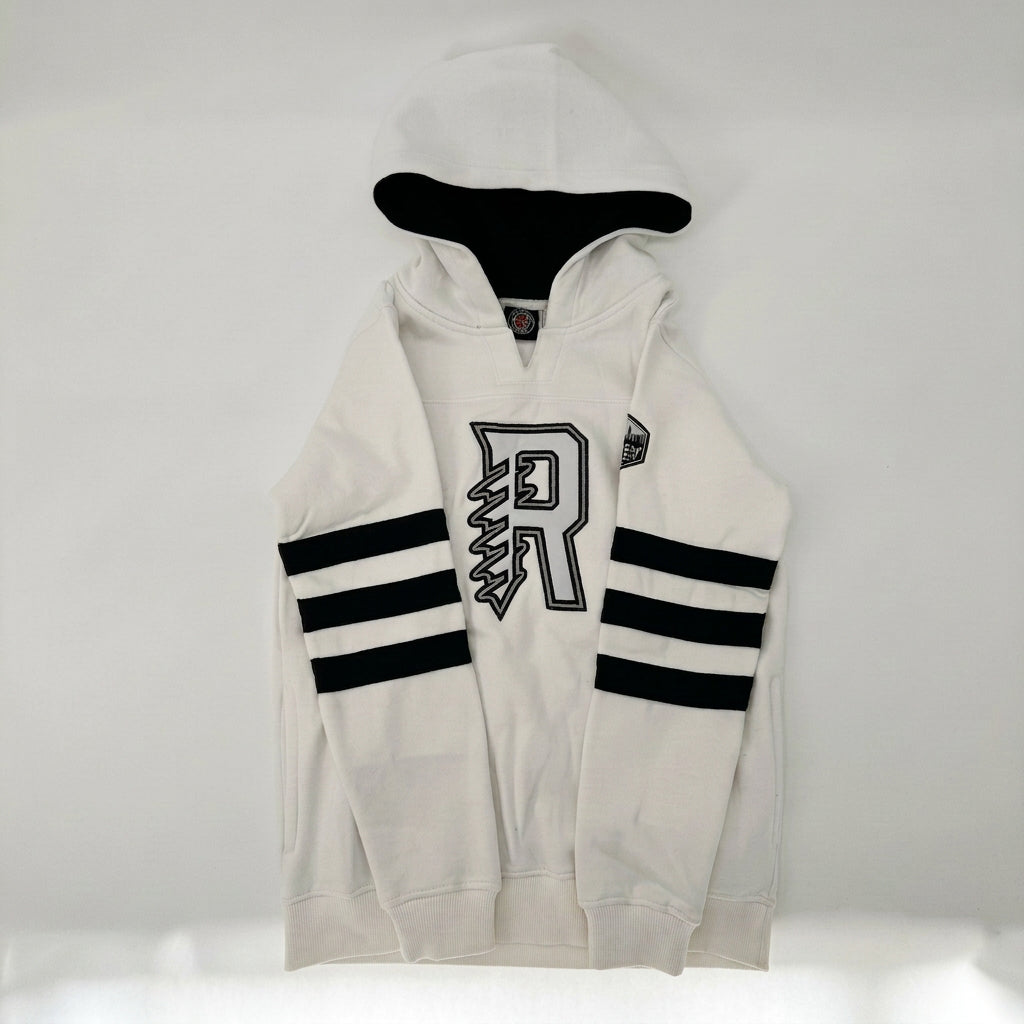 Rockford IceHogs White "R" Jersey Hood