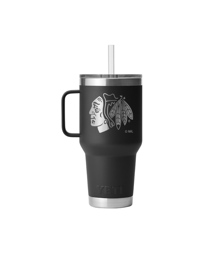 YETI Chicago Blackhawks 35 oz Rambler Straw Mug