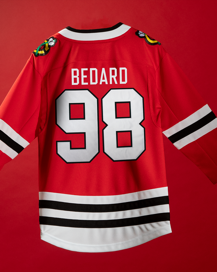 Youth Chicago Blackhawks Connor Bedard Home Premier Jersey