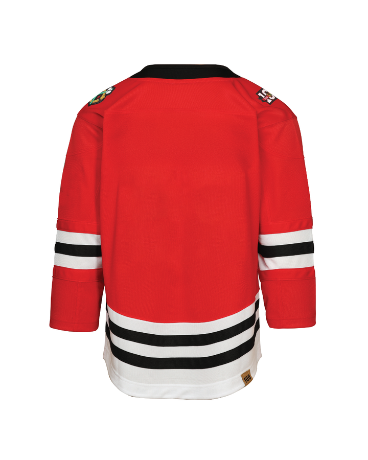 Kids Chicago Blackhawks Centennial Premier Blank Jersey