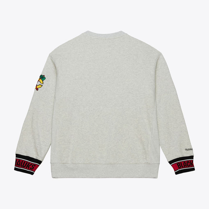 Mitchell & Ness Chicago Blackhawks Celebration Crewneck