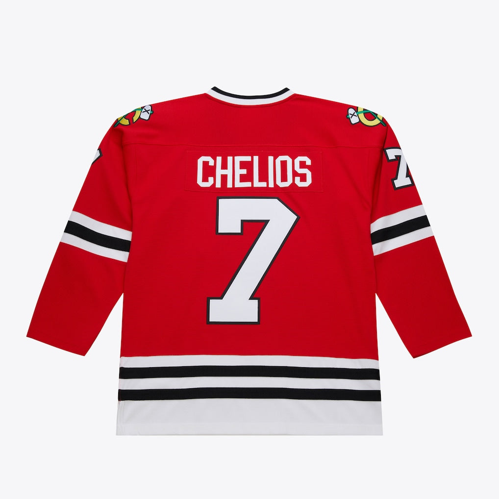 Mitchell &amp; Ness Chicago Blackhawks 1991-92 Chris Chelios Power Play Jersey