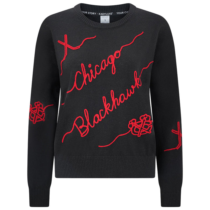 Kadyluxe Chicago Blackhawks Women's Love Letter Sweater