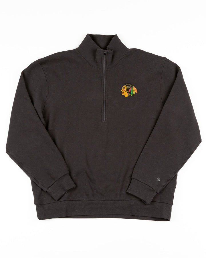 lululemon Chicago Blackhawks Steady State Half Zip - Black