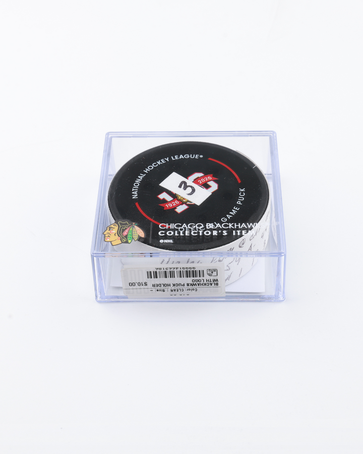 Tyler Bertuzzi Game-Used Goal Puck 1/12/2026 23923