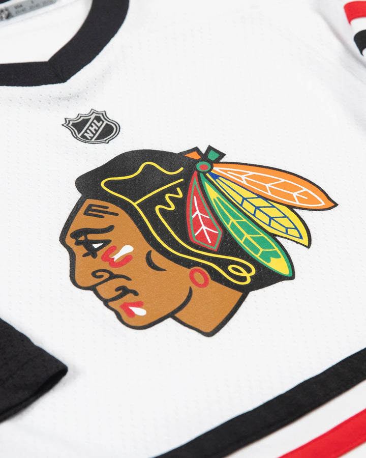 Toddler Chicago Blackhawks Connor Bedard Away Jersey