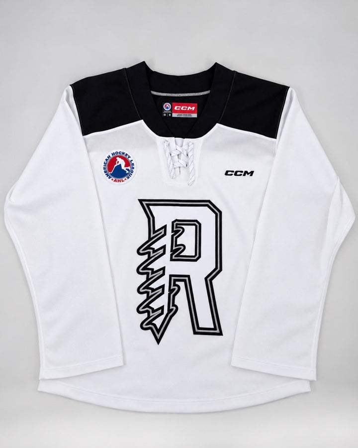 CCM Rockford IceHogs "R" Screw City White Fan Jersey