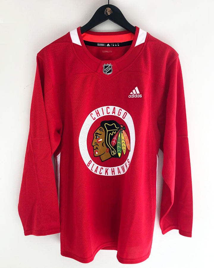 adidas Chicago Blackhawks Red Practice Jersey